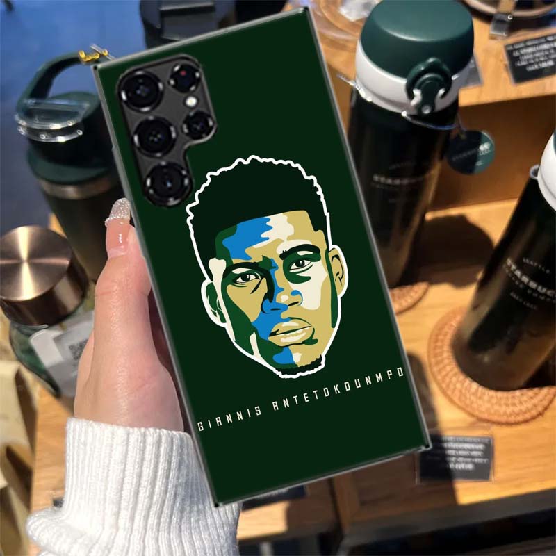 

Giannis Antetokounmpo Basketball Cases Phone Case for Samsung Galaxy S26 Ultra S25 Edge S24 S23 FE S21 Plus S20 S22 S10 Cover TP Samsung S21 Plus