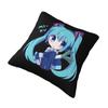 Custom Hatsunes Miku Anime Nordic Throw Pillow Covers Cartoon Manga Chair Cushion