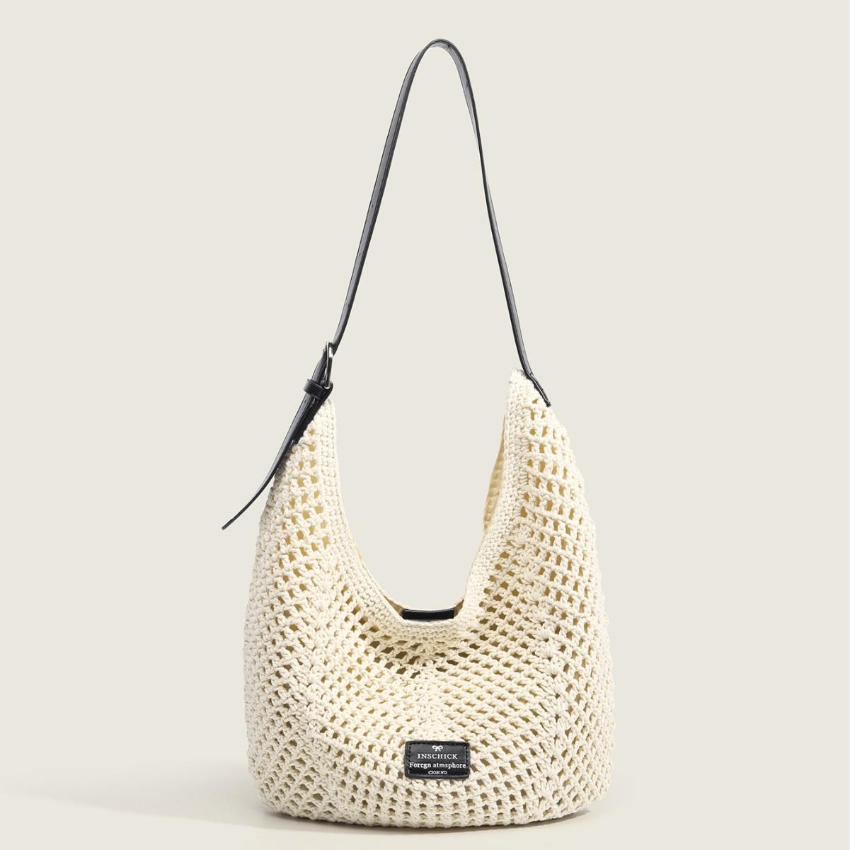 

Women s bag new niche design lazy versatile leisure vacation hollow beach bag fashion shoulder messenger bag