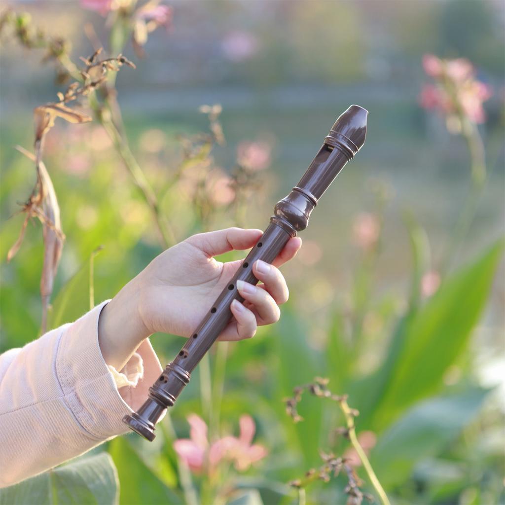 J32 ABS Sopran Descant Recorder Niemiecki styl 8 otworów G Kluczowy rejestrator palcowania Instrument z
