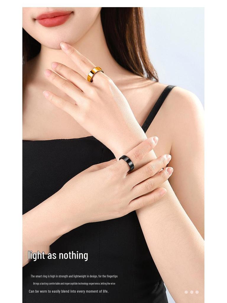 IF-R03 Smart Ring: Waterproof Health Monitor for Heart Rate, Sleep, Emotion & Blood Oxygen via Bluetooth.