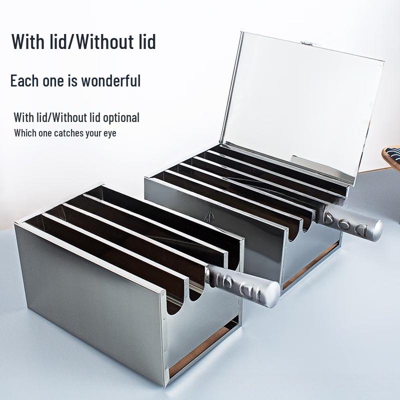 Ruimengte Non-Magnetic Stainless Steel Knife Storage Box