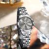 504 Luxury Alloy Case Stainless Steel Strap Waterproof Luminous Lady Watch