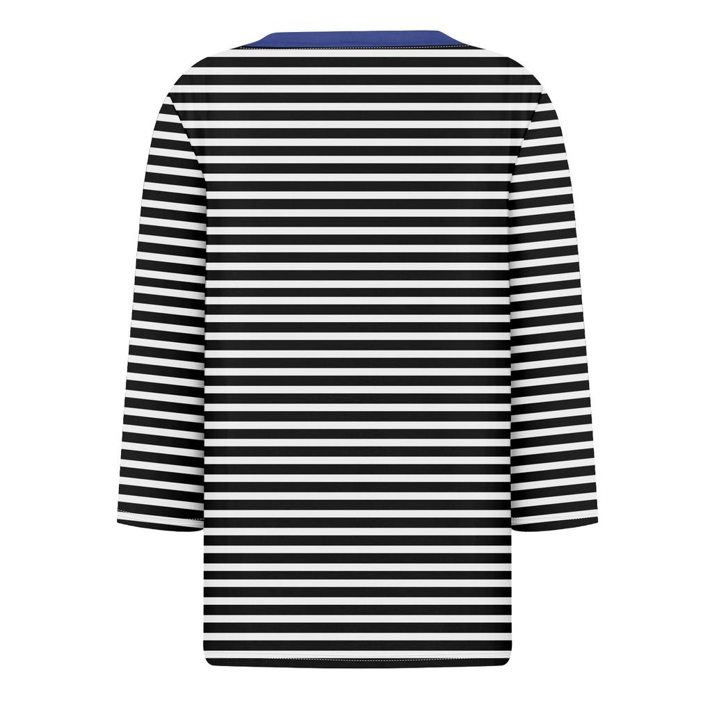 Women's T Shirt Tee Printed 3/4 Sleeve Daily Weekend Fashion Basic V Neck Regular Top