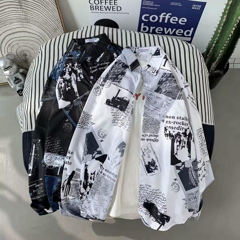 

Летняя мужская и женская рубашка с коротким рукавом с цветочным принтом, винтажная модная футболка в стиле ретро, ​​мужская гавайская рубашка, повседневный топ на пуговицах с принтом, пляжная рубашка для
