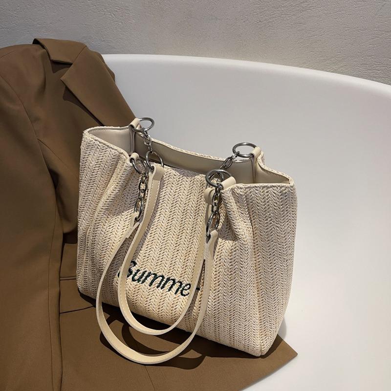 New trendy women's bag tote bag large capacity portable large bag versatile shoulder commuter bag