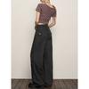 American-Style Small Light Cargo Pants Women's Summer 2025 New Arrival Large Pocket Ruched Summer Loose Feeling Wide-Leg Pants