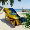 Boca Juniors Print Strandtuch, Großes Weiches Schnelltrocknendes Handtuch für Strand Camping Schwimmen