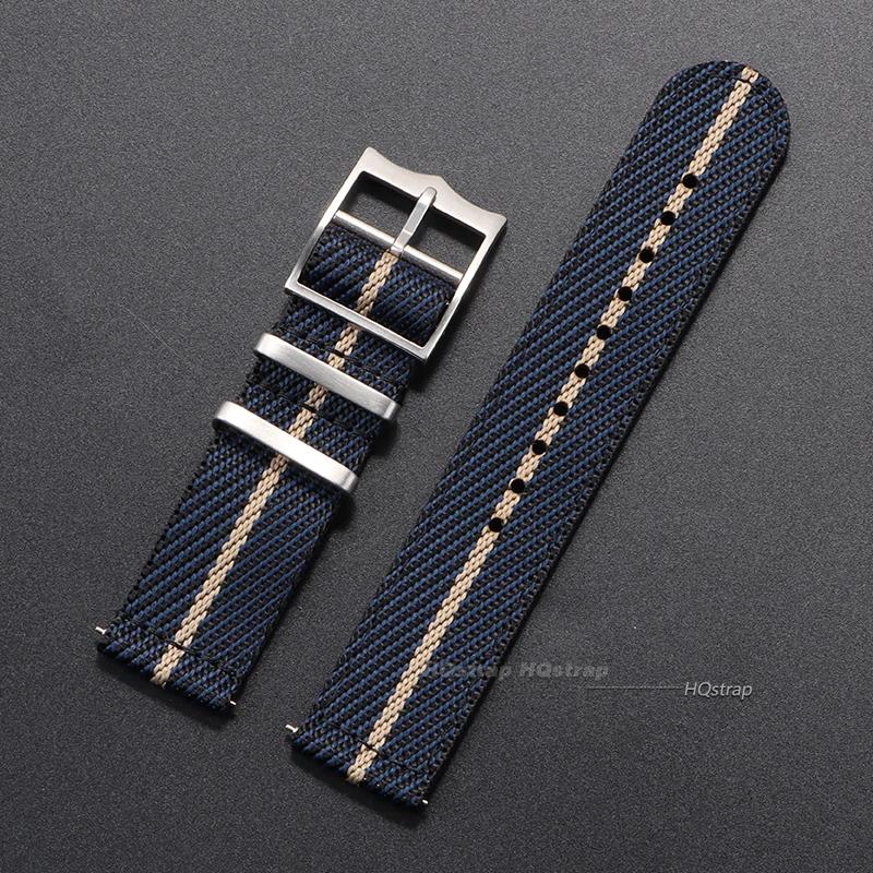 Premium Nylon Uhrenarmband für Rolex 20mm 22mm Militärarmband für Seiko Stoff Leinwand Armband für Damen Herren Armee Sport Armband