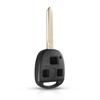 KEYYOU For Toyota Yaris Carina Corolla Avensis RAV4 Echo Camry Remote Key Shell Case Fob TOY47 Blade 2/3 Buttons With Rubber Pad