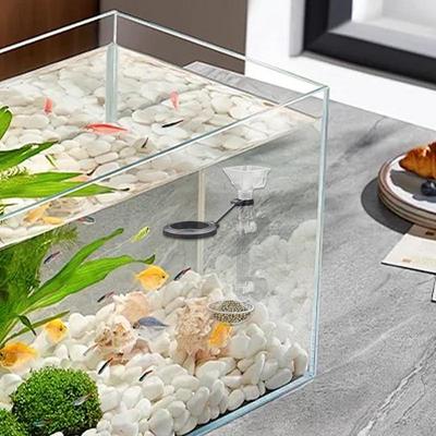 Aquarium Fischbecken Futterrohr Richtungsgebunden Teleskopisch Saugnapf Klarer Spender Für Urlaub Garnelen Schildkröten Fütterung Heimteich
