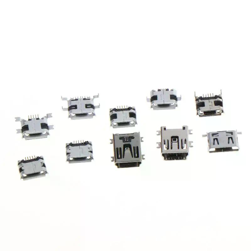 50/100/150Pcs 2/6/16Pin SMD SMT PCB USB-C Socket Type-C USB Connector Charging Port Repair Kit