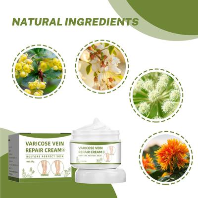 Vein Repairs Cream, Massage Legs To Relieves Pain, Unblock Meridians And Veins, Relax Care And Repairs Cream