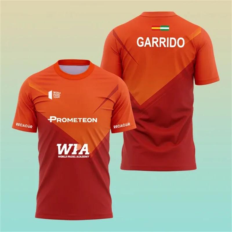 Summer Men Quick Drying Padel Short Sleeved T-shirt Men Professional Tennis Training Apparel Quality Outdoor Sports O-Neck Tees