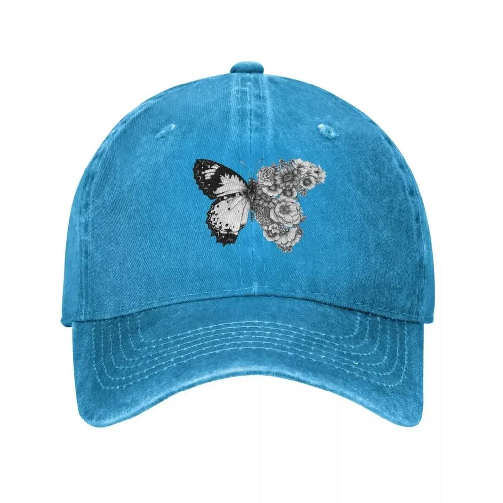 Butterfly In Bloom Baseball Cap Trucker Cap Brand Man Cap Party Hat Mens Hats Women's