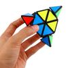 FAVNIC Trojboká kostka Magická věž Magická kostka Roztomilá Magická 3x3x3 Soutěž 3D puzzle Vzdělávací hračka Klasická (Edice MagicTower)