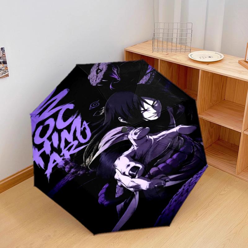 1PC NARUTO Automatic Umbrella - Suitable Travel Outdoor Portable Umbrella Birthday Gift Daily Essentials