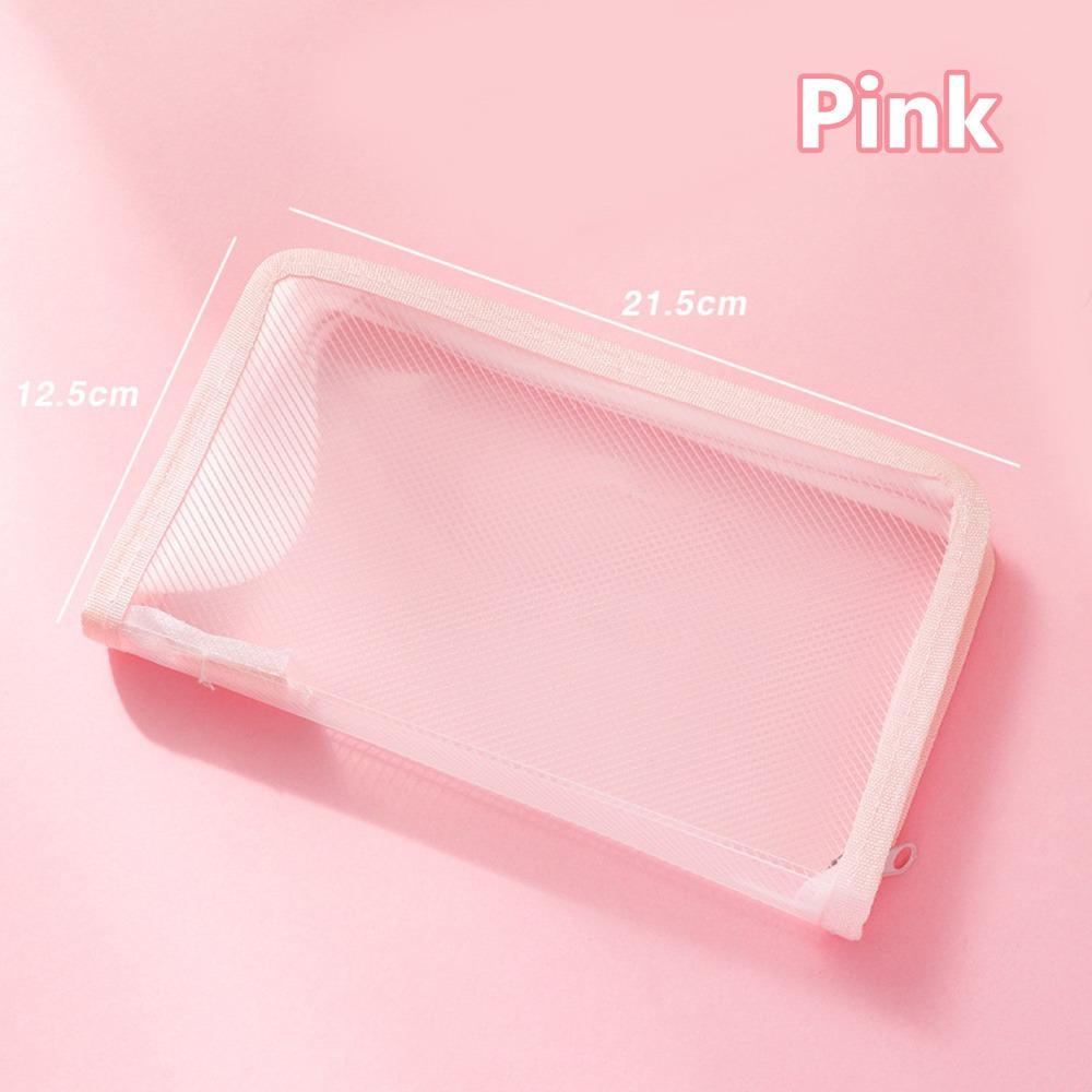 A6 Sticker Storage Bag Zipper Design Pencil Case Multi-functional Bill Storage Bag  Gift