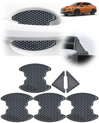 

Ylike Way Car Door Knob Scratch Prevention, Scratch Concealment, Suitable for Subaru Forester, Subaru Levorg, Black Door Handle Protector, Car Do