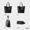 CRAS Tatsuno Leather Tote Bag, Made in Japan with Genuine Leather, Men's Large, Vertical Tote, Perfect for Business Trips, Casual Use, Large