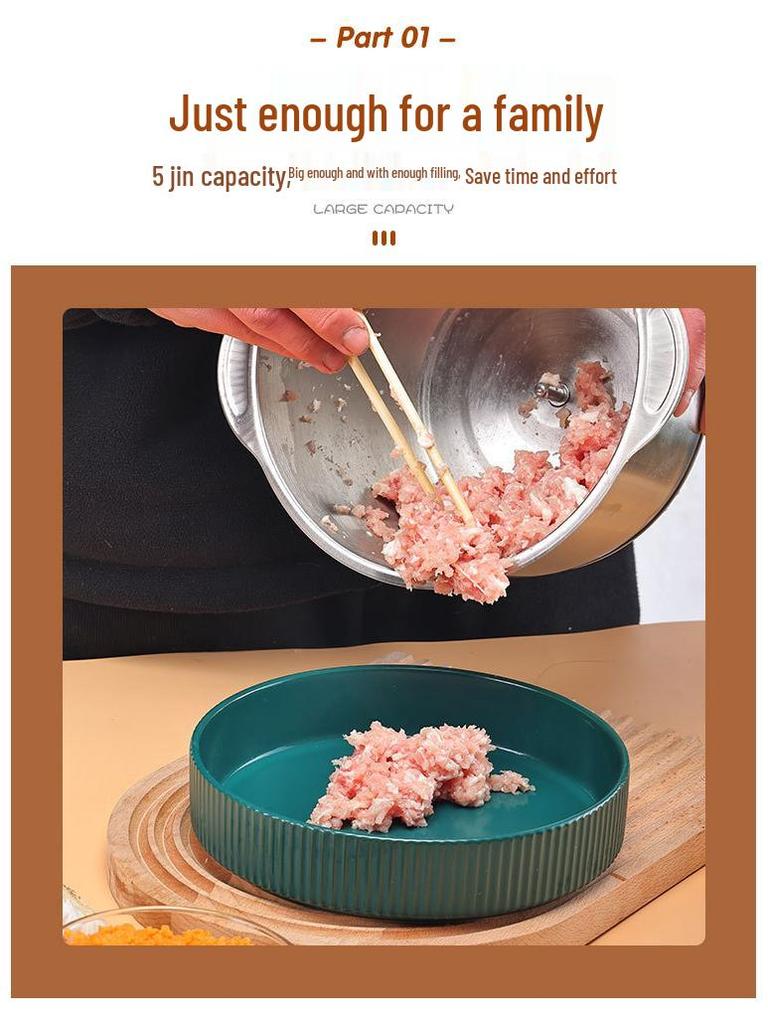 Elektrischer Fleischwolf aus Edelstahl - Große Kapazität, Einstellbares Getriebe, Multifunktional für Wurst, Knoblauch und Püree.