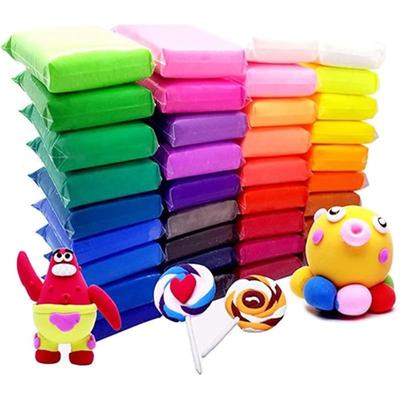 Eclet (Pack Of 12) Air Dry Clay, Colorful Children Soft Clay, Creative Art Crafts, Gifts For Kids-Multi Color. Non-Toxic