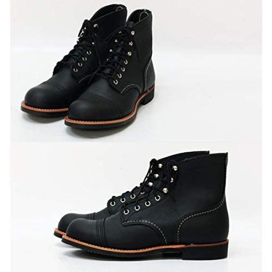 REDWING Iron Ranger Iron Ranger Black STYLE Work Boots Leather 11 Inch Black Harness (Red Wing) "Harness" NO.8084