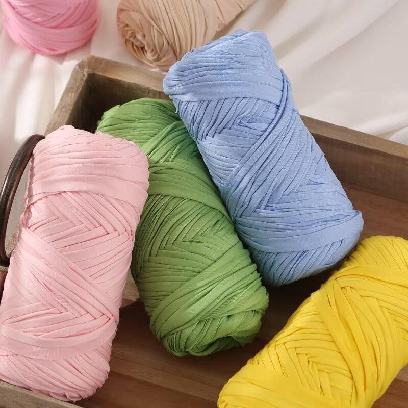 Matrafi Grass Thread Cotton Grass Thread Hook Bag Material Handmade Diy Hook Summer Cool Hat Woven Straw Bucket Bag