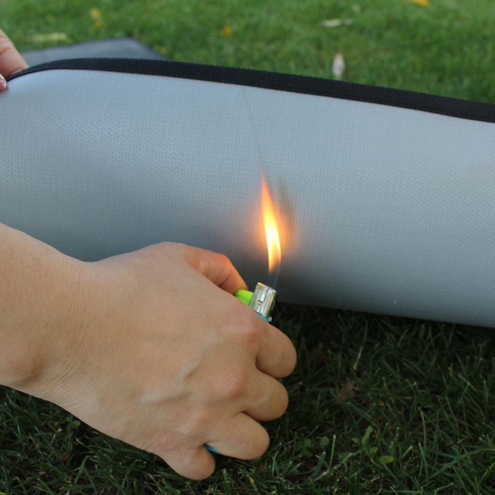 Fiberglass Flame Retardant Rug Grey Camping Protection Rug Picnic Fire Blanket  Outdoor Protection