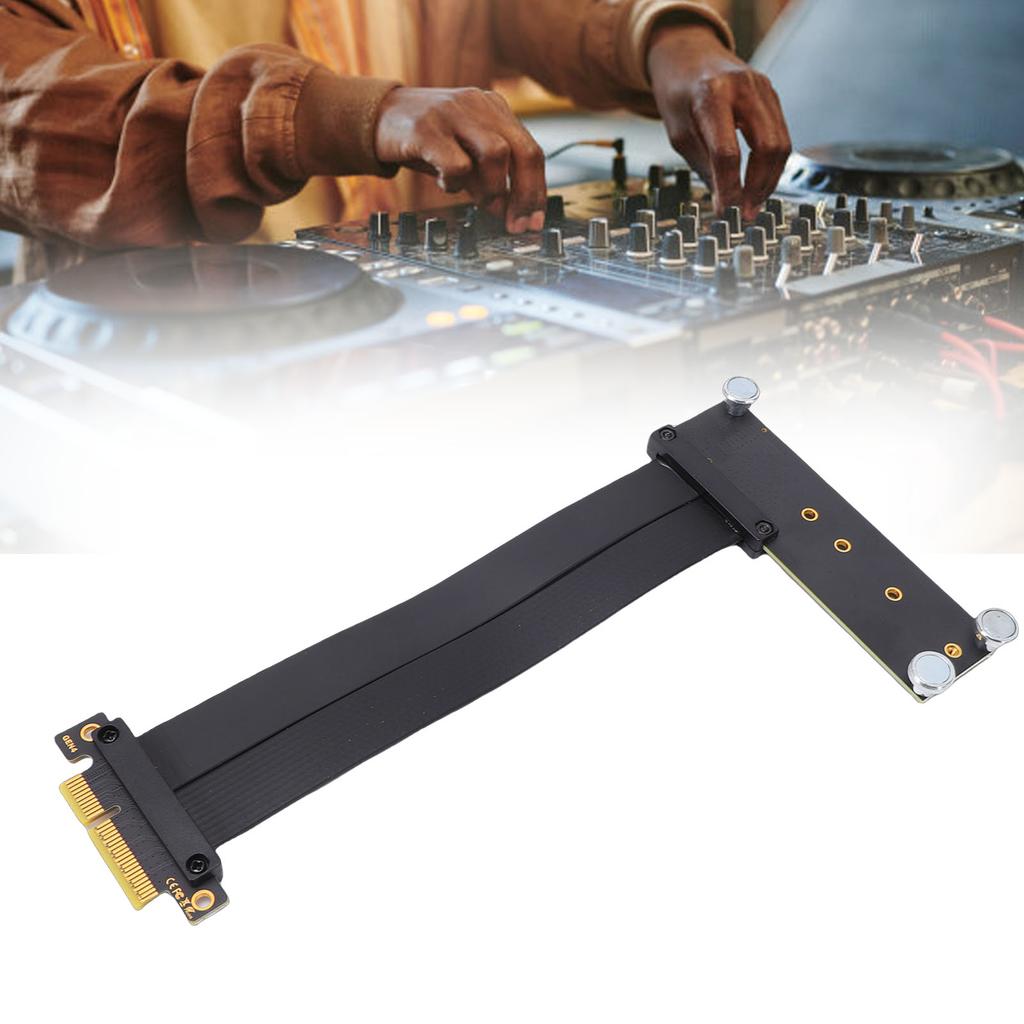 PCIe 4.0 X4 Verlängerungskabel NVMe Adapterkarte 8GB Celsius Magnetische PCIe Erweiterungskarte für GPU NIC Erweiterungsgerät