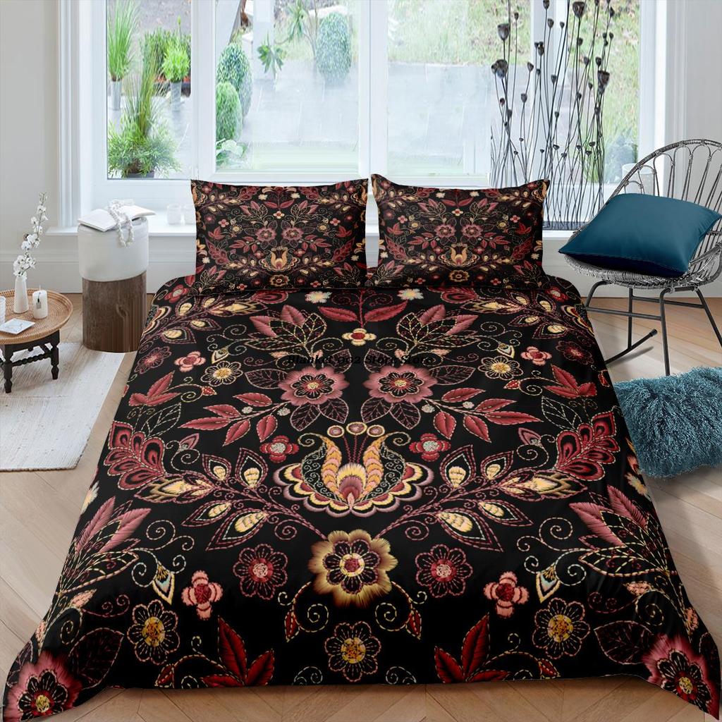 Cartoon Bird Print King Queen Duvet Cover Colorful Cute Pet Birds Bedding For Adult Fashion Animal 2/3pcs Polyester Quilt Cover