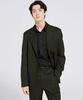 Moth Wool Single 3-Button Jacket_Khaki