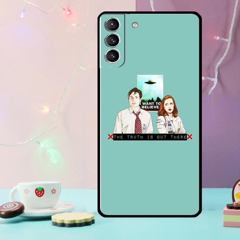 The X Files I want to believe Phone Case For Samsung Galaxy S24 S25 Ultra S21 S22 S23 Ultra S9 S10 S20 Plus S25 FE Cover