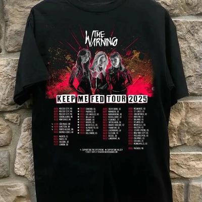 New The Warning Band Poster Tour 2025 T Shirt