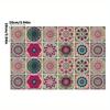 24pcs Peel and Stick Backsplash Tile Stickers Colorful Mexican Style Tile Stick on Wall Tiles Tile Self-Adhesive Wall Stickers for Kitchen Bathroom