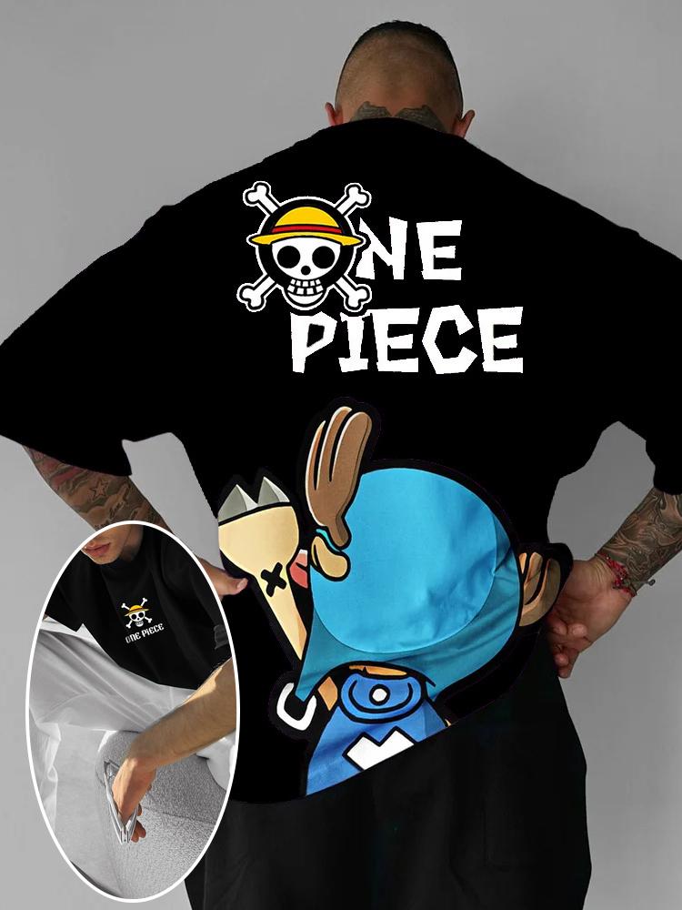 24/25 Latest Hot Selling Summer Y2K Anime Cartoon One Piece Luffy 3D Printed Adult and Children's T-shirt Comfortable Top
