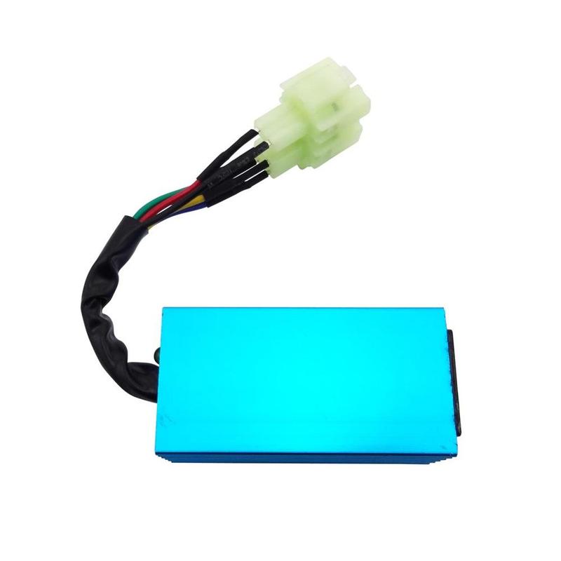 Motorcycle Blue 6 Pin Racing AC CDI Ignition Box 6pin for GY6 50cc 125cc 150cc Moped Scooter ATV Quad