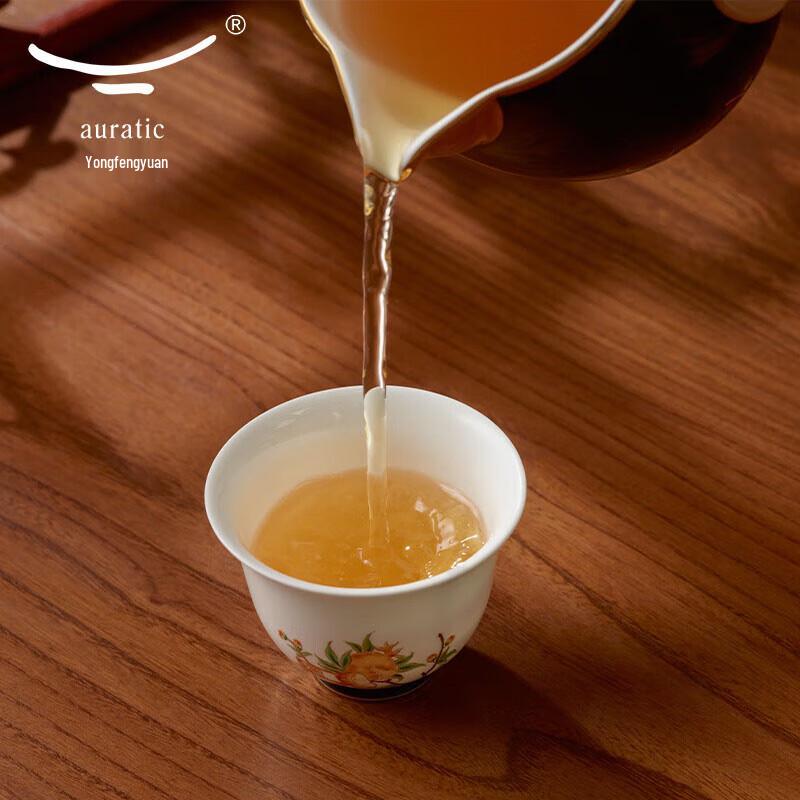 Yongfengyuan Pomegranate Garden Ceramic Travel Tea Set