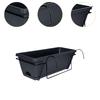 Hanging Flower Pot for Fence And Balcony, Flower Box, Flower Pot with Drainage Hole, Removable Tray, 43 X 19 X 15 Cm
