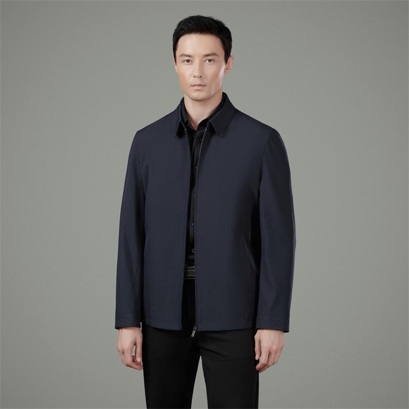 Men's Spring & Autumn Lightweight Classic Jacket for Middle-Aged & Elderly