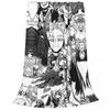 Boku No My Hero Academia Manga Coral Fleece Plush Throw Blanket Hawks Collage Anime Blanket for Bedding Travel Warm Bedspread
