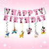 Disney Minnie s Birthday Party Banner  Suitable for Celebration Event Themes, Festive Decorations, Applicable for Parties and Family Gatherings