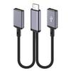 20cm Type C Splitter Cable USB Type C Double Port 66W Fast Charging Cord Wire for Laptop Tablet Mobile Power