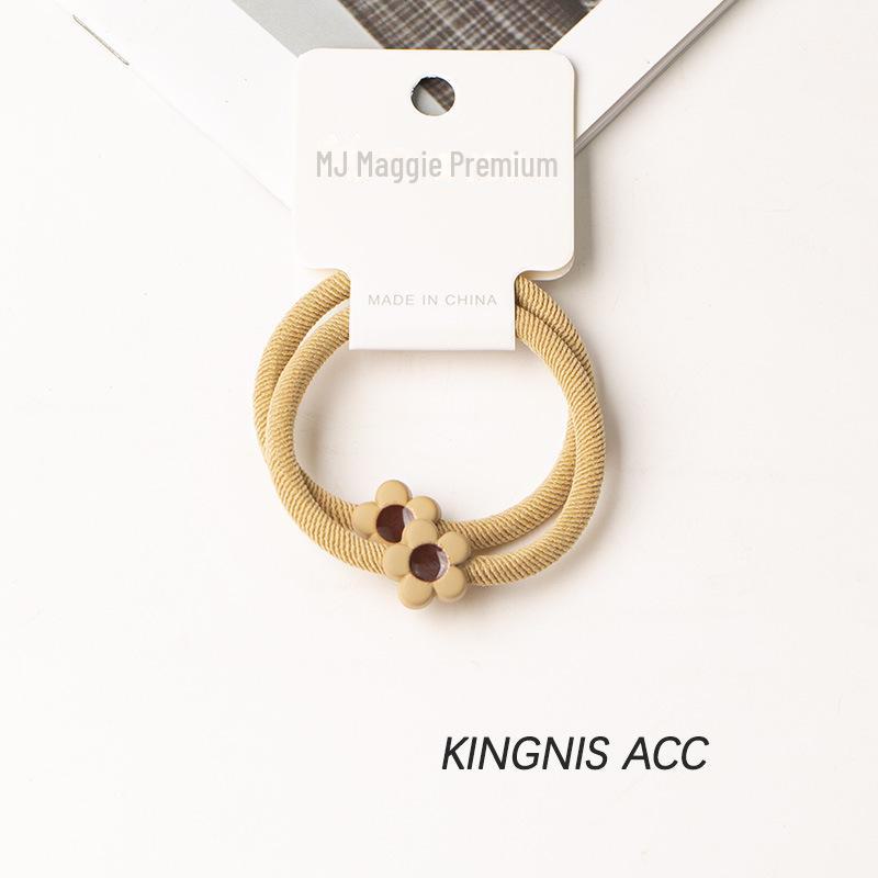 Autumn & Winter Korean Style Elastic Hairband Set: 4 Styles, 2 Headbands, Seamless & Unique Design