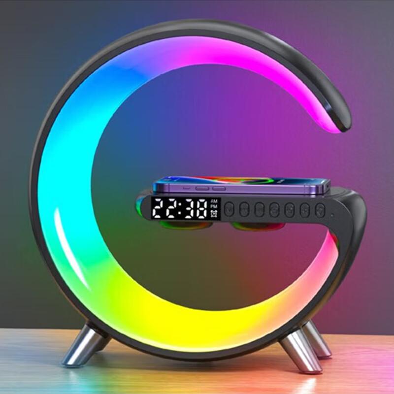 Bach Johann G7 Smart Speaker with HIFI Bass, RGB Light & Wireless Charging CN plug (adapter included)