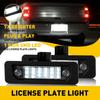 2X LED License Plate Light Tag Lamp 6000K Cool White for Lincoln MKS MKT MKX MKZ