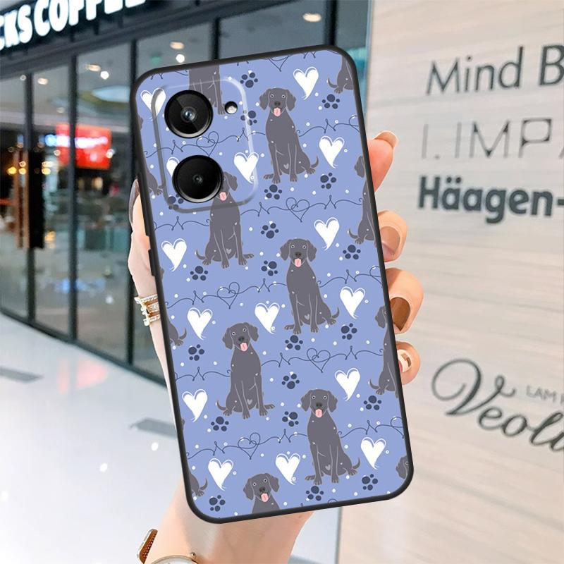 Weimaraner Dog For Realme C30 C11 C15 C21Y C25 C33 C35 C55 GT Neo 3T 2T 5 3 8 9 10 11 Pro Plus Phone Case
