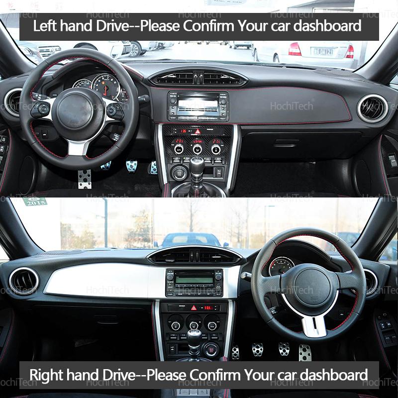 For Subaru BRZ 2012- Car Dashboard Cover Mat Sun Shade Pad trument Panel Carpets Anti-UV Car Accessories 2015 2016 2017