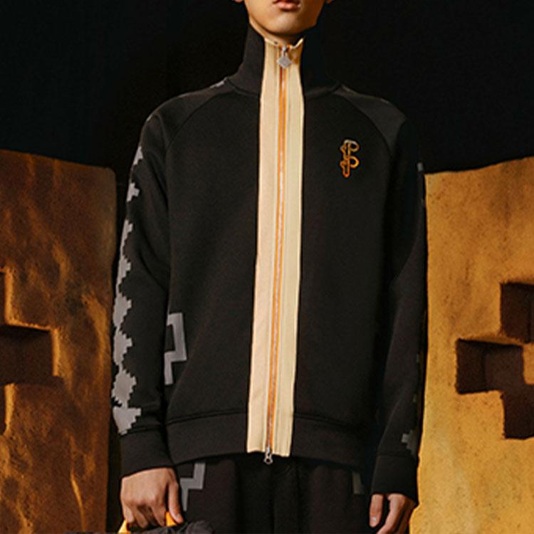 Puma X Pronounce Colorblock Knit Sports Jacket Men Jackets Black 532141-01