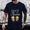 Spanish Evg Team Groom Man T-shirt Boyfriend Single Farewell Oversized Clothing Bachelor Party Beer Graphic Tops Wedding Tees